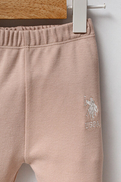 U.S. Polo Assn. U.S.Polo Assn Baby Girl 2-Piece Set - White