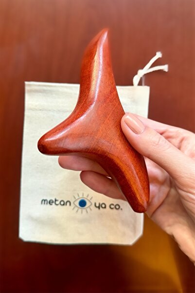 Metanoyaco Ahşap Masaj Çubuğu (Refleksoloji) (Keseyle Gönderilir)