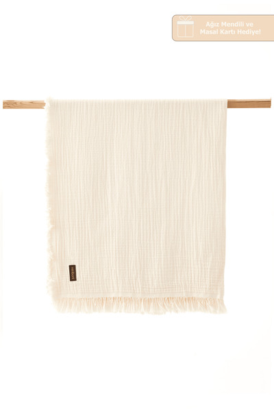 miniboni 4-Layer Soft and Lightweight Muslin Baby Blanket