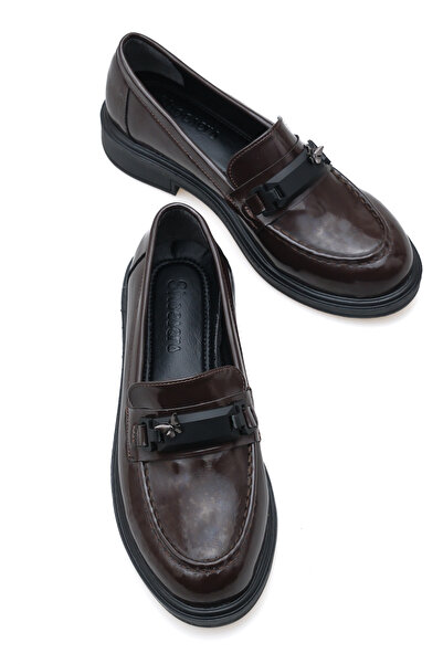 Redoxy Women's Special Design Lightweight and Thick Sole Casual Oxford, Butterfly Buckle Casual Loafer Shoes