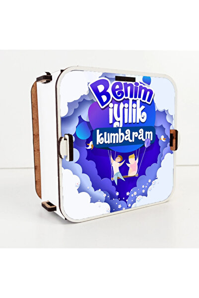 Genel Markalar Iyilik Kumbaram Demonte Ahşap Kumbara/oyuncak