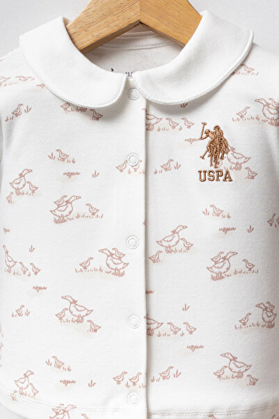 U.S. Polo Assn. U.S.Polo Assn Baby Girl 2-Piece Set - White