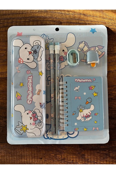 synshop Cinnamoroll Kırtasiye Seti Not Defteri Silgi Kurşun Kalem Kalemtıraş ...