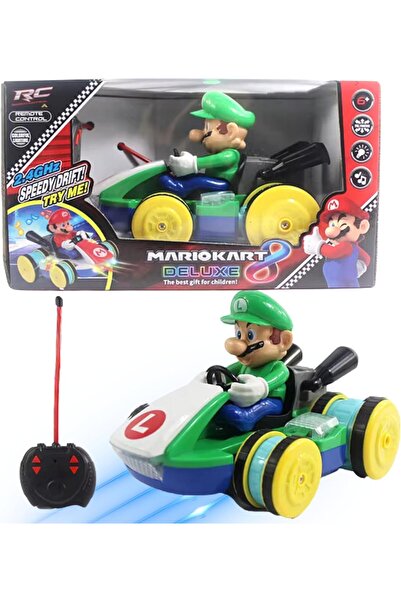 TOY GARDEN Simulation of Mario Racing Character Remote Control Car - RC Toy with LED Wheels