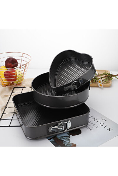 genric 3-piece assorted cake mold set 00074