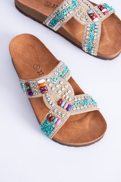 Polomia Comfort Elina Women's Orthopedic Eva Sole Universal Gunsmith Summer Slippers