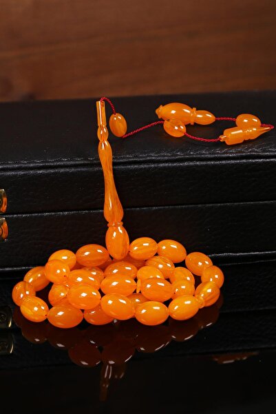 TESBİHKENTİ Mahmut Başkale Work Tightening Amber Prayer Beads
