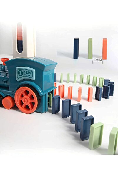 TOY GARDEN Kid's Domino Train Blocks Set- 60 Pieces, 3-8 Year Old