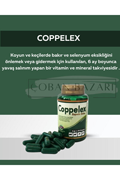 Royal Coppolex Capsule Bolus 50 Kapsül Bakır Ve Selenyum Bolusu