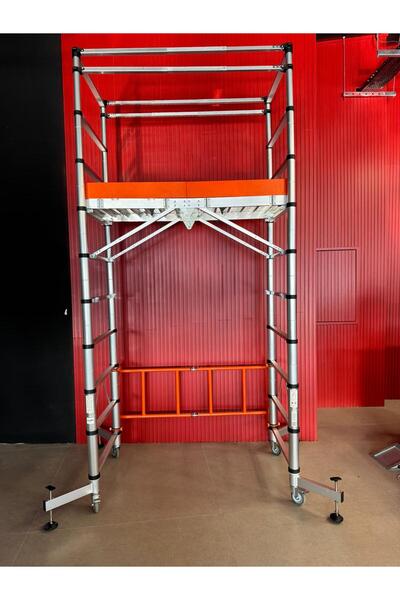 CARDİLİFE Alüminyum Teleskopik 2+2 4 mt Iskele Merdiven