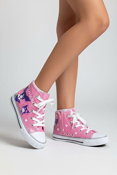 PATİK BEBE Pantofi sport cu fermoar lateral pentru fete kuromi