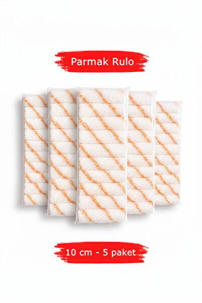 Göktuğ Fırça Parmak Rulo yedek - 10 cm | 5 paket