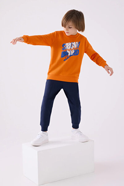 Rolypoly Boy's Yellow Tracksuit Set