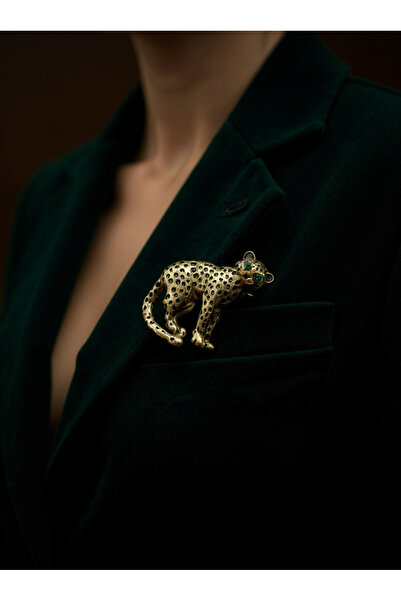 AGAPI Broş Leopar Broş