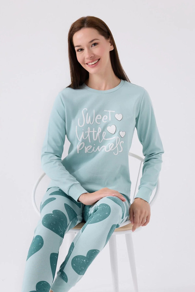 Rolypoly Mother daughter double set - water green