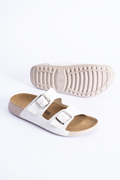 POLOMİA Alexandra Жіночі ортопедичні еластичні комфортні легкі поліестерові підошви щоденні сандалі з подвійною стрічкою