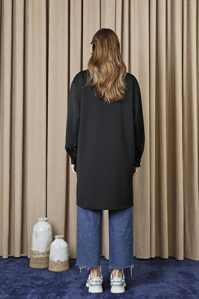 Modamorfo Women's Pineapple Embroidered Snap-Tunic - 10737Tun