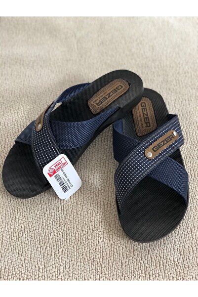 GEZER Мъжки чехли за гости Домашна улица Балкон Градина Удобен модел Плетени чехли с колан