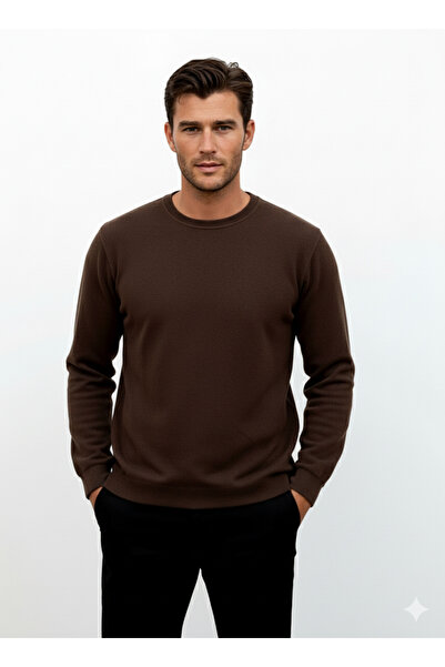 OXVİN Φούτερ με λαιμόκοψη από ύφασμα Σελανίκης, άνετη εφαρμογή, μανίκια με ελαστική φούστα