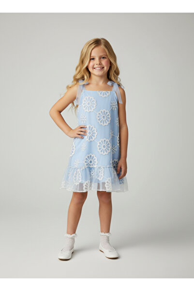 By Piera 0611 Model Embroidered Children's Dress