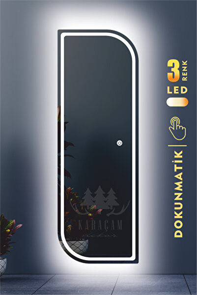 KaraçamDekor Led Işıklı Boy Aynası