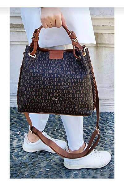 GP GUES POLO حقيبة كتف نسائية كاجوال مضفرة كبيرة الحجم مصنوعة يدويًا من Just ...