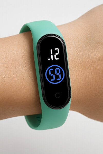 Opiunte Su Geçirmez Dijital Unisex Saat | Dokunmatik Renkli Led Ekran Şık Tasarım