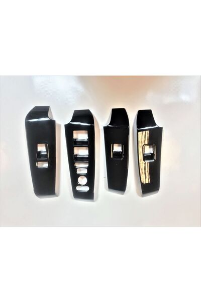 Honda 2022 Civic compatibil cu acoperirea butoanelor din sticlă - negru pian