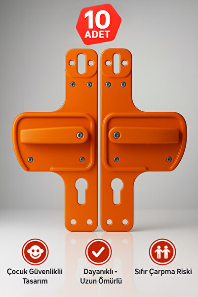 hilal kimya Barrier Door Handle |   Child Safety | Safe Choice for Schools and Training Grounds 1O Pack of Lu