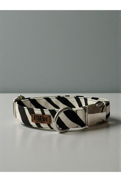 BiBa Pet Zebra Dog Collar - with Charm Gift