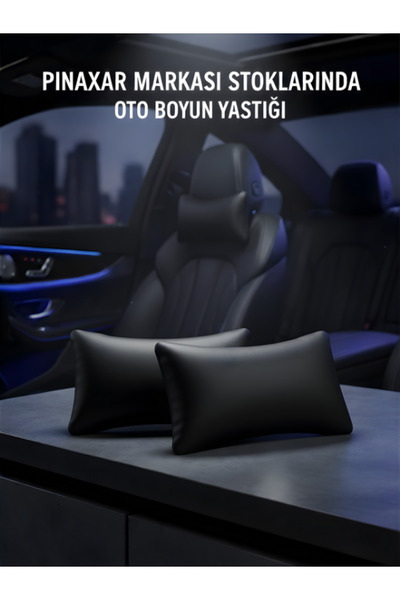 pınaxar وسادة رقبة بلون سادة لمقعد السيارة من فيات توفاس تمبرا، قطعتين
