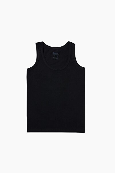 Bross 2040 Lycra Black Children's Undershirt