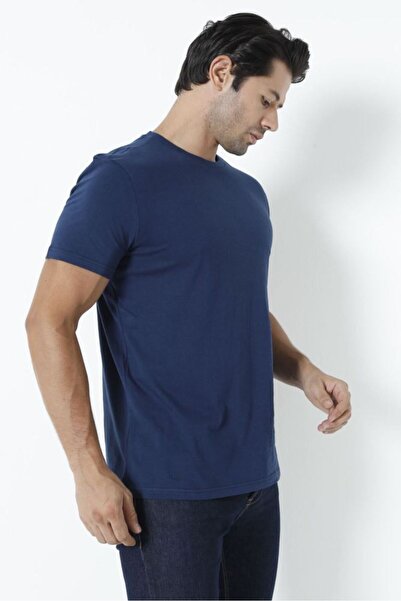 Bross Чоловіча футболка 100% бавовна, круглий виріз, облягаючий крій