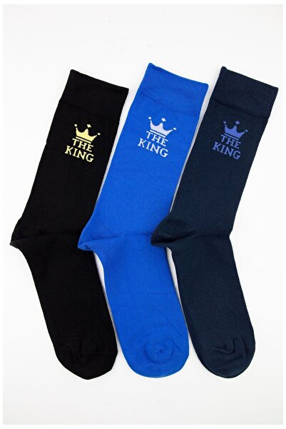 Bross Чоловічі шкарпетки King з написом