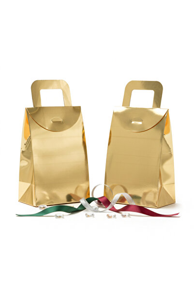 repro design Metalizat auriu 10 X 15 X 5,5 cm Geantă de dimensiuni mari Model...