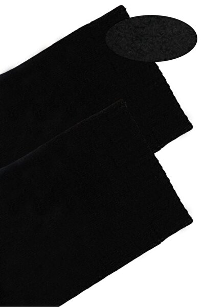 Bross Towel Flat Female Socket 3-Piece Black