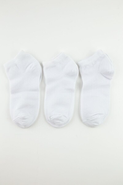 Bross 3lü Beyaz Bambu Patik Çocuk Çorap