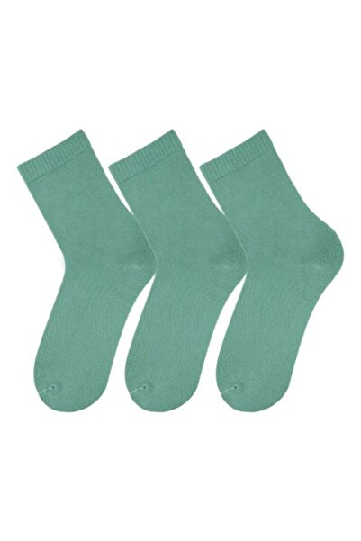Bross Towel Plain Women's Socket 3-Piece Mint