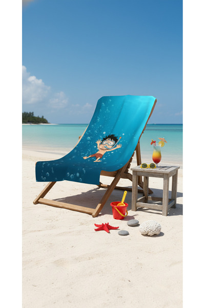 BETHA Floating Children Patterned Cotton Beach Towel – Patterned Design – 75X...