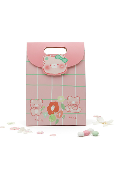 repro design 19x26 Sevimli Zarf Model Karton Hediye Çantası Cırtlı Doğum Günü Parti Çantası 1 Adet Model 10