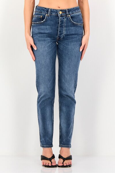 Reiko Women Regular Fit Washed Stretchable Jeans, Blue