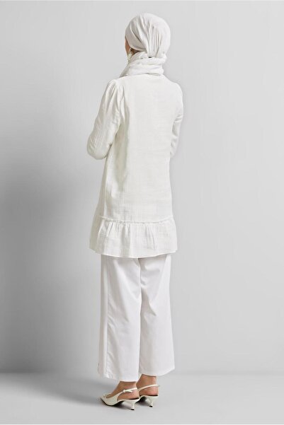 Alvina Cotton Baglama Detailed Tunic 45369