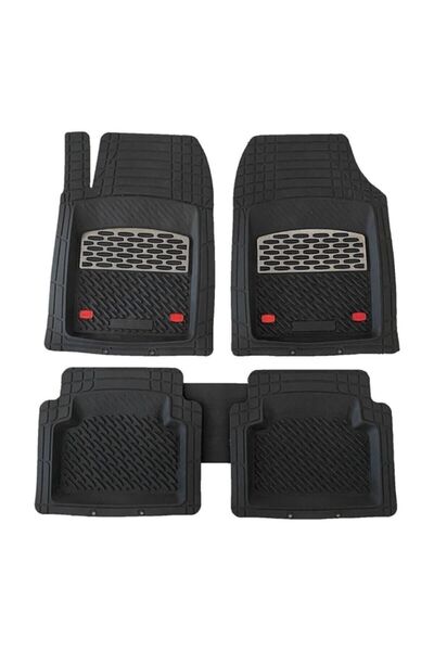 SAFİR Safir Citroen Uyumlu Berlingo Havuzlu Universal Paspas Krom Karbon Parça