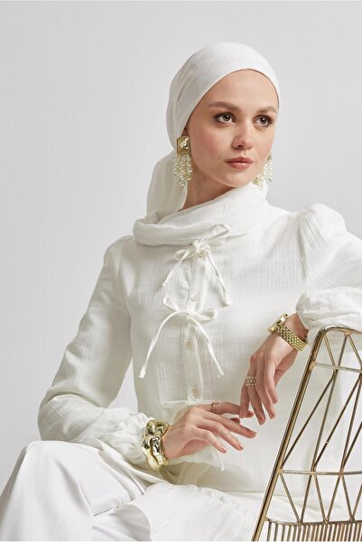 Alvina Cotton Baglama Detailed Tunic 45369