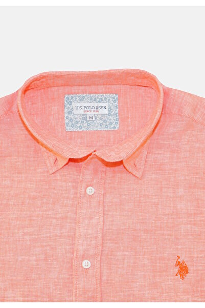 U.S. Polo Assn. Hemd Leinenhemd Button Down Linenshirt