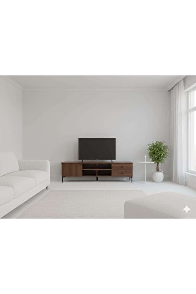 Generic Wooden TV Table With Drawers For Living Room 160 CM Color Coffee