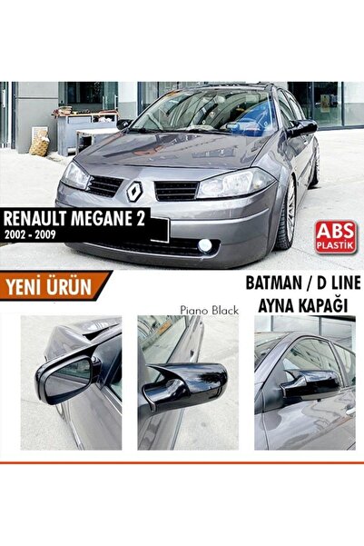 Drs Tuning Renault Megane Uyumlu 2 (2002-2009) Batman Yarasa Ayna Kapağı (Pia...