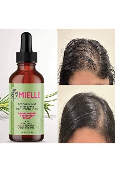 mielle organics Organic Rosemary Biberiye Ve Nane Saç Güçlendirici Serum Yağ ...