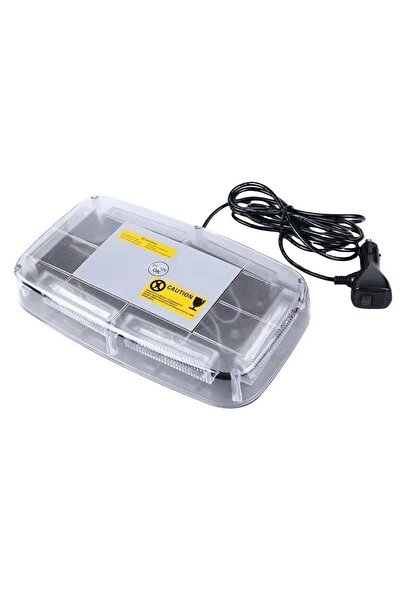 Drs Tuning Çakarlı Tepe Lambası Mıknatıslı Kırmızı-Kırmızı 24W 12-24V / Laık532