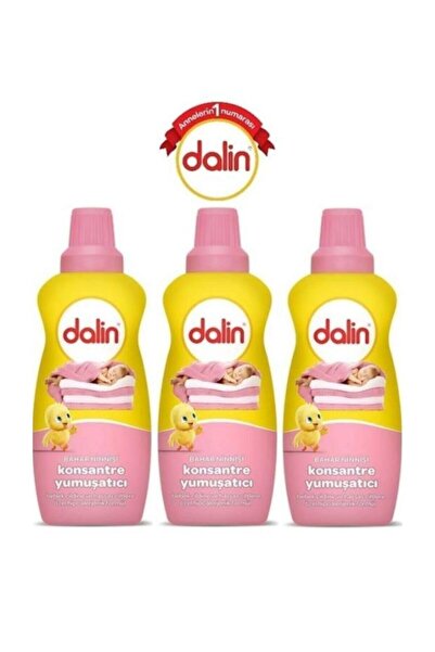 Dalin Çamaşır Yumuşatıcı Konsantre 1.2 Lt Bahar Ninnisi 3 Lü Set